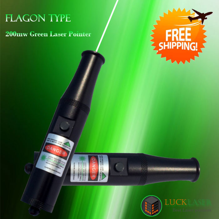 Flagon type small powerful green laser pointer astronomy for sale